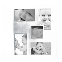 Pioneer 4 x 6 In. Collage Embossed Baby 4-UP Photo Album (240 Photos) - Blue 0