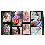 Pioneer 4 x 6 In. Collage Embossed Baby 4-UP Photo Album (240 Photos) - Pink 1