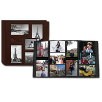 Pioneer 5-up Collage Embossed Travel Photo Album - Brown (240 4x6 photos) 1