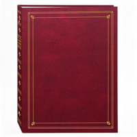 Pioneer APS Bi-Directional Memo 3-Ring Photo Album - Burgundy 0