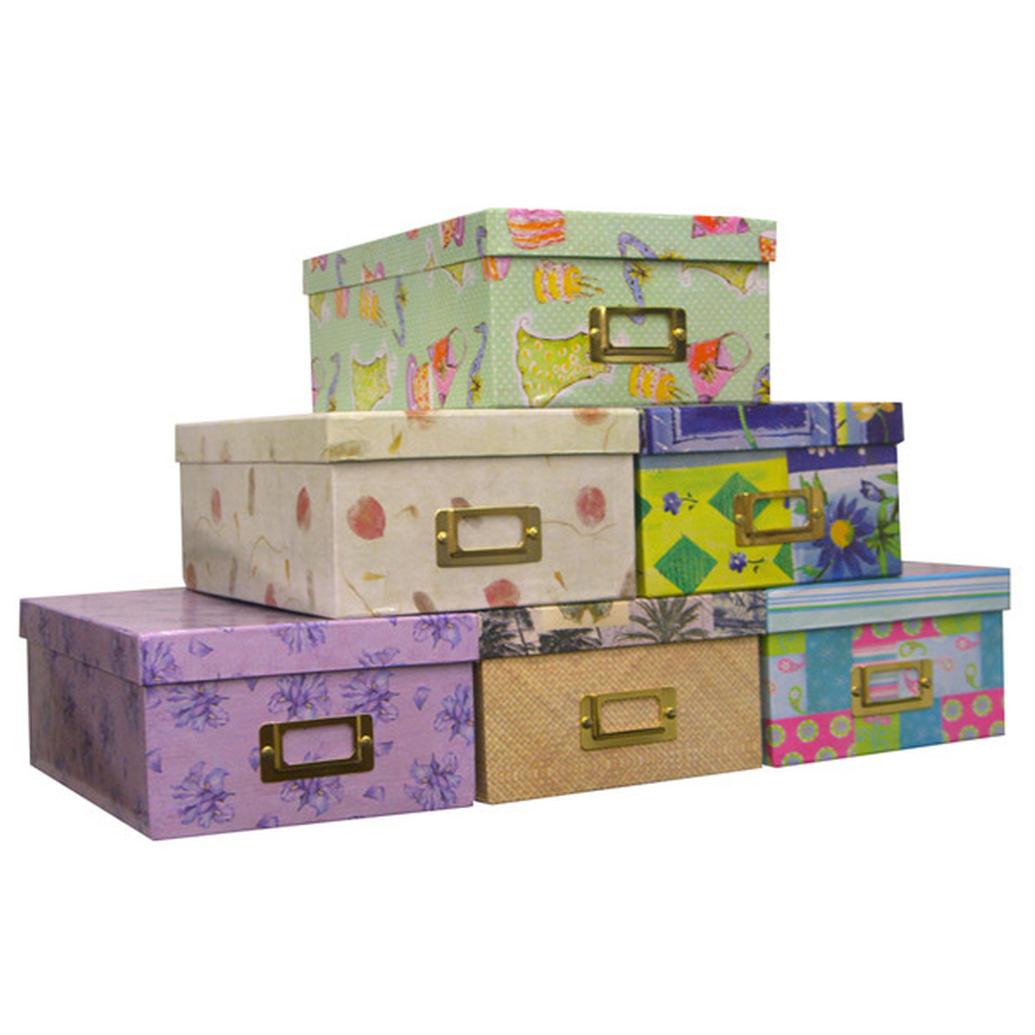 Pioneer 4 X 7 In. Designer Patterns Photo Albums Storage Box
