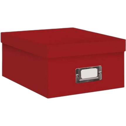 Pioneer Photo Albums 4x7 Photo Storage Box - Red