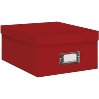 Pioneer Photo Albums 4x7 Photo Storage Box - Red 0