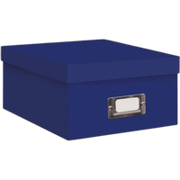 Pioneer Photo Albums 4x7 Photo Storage Box - Royal Blue 0