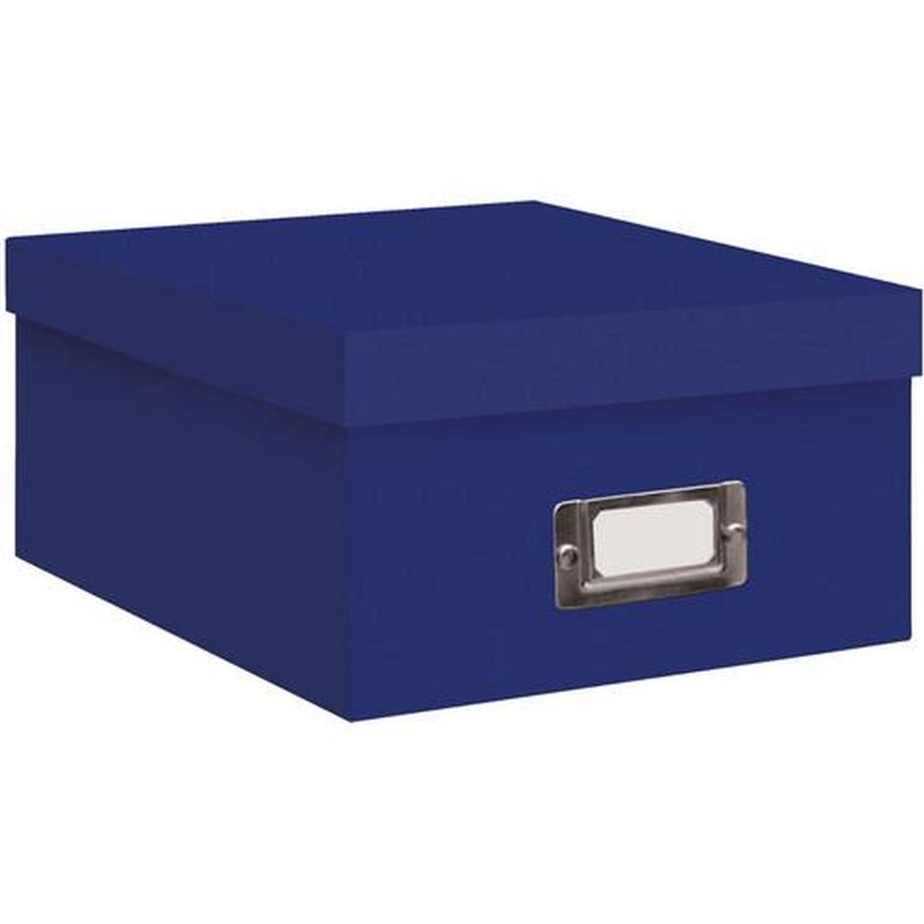 Pioneer Photo Albums 4x7 Photo Storage Box - Royal Blue