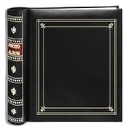 Pioneer 4 x 6 In. Bi-Directional Memo Photo Album (200 Photos) - Black