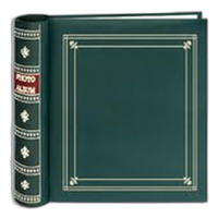 Pioneer 4 x 6 In. Bi-Directional Memo Photo Album (200 Photos) - Green 1