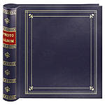 Pioneer 4 x 6 In. Bi-Directional Memo Photo Album (200 Photos) - Navy Blue 0
