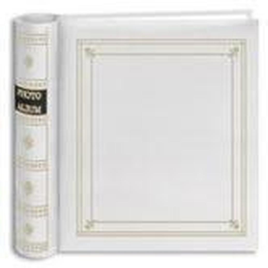 Pioneer 4 x 6 In. Bi-Directional Memo Photo Album (200 Photos) - White