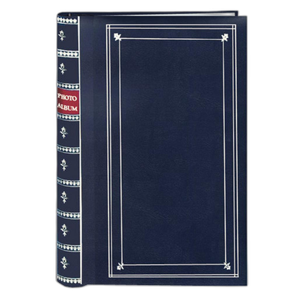 Pioneer 4 x 6 In. Bi-Directional Memo Photo Album (300 Photos) - Navy Blue