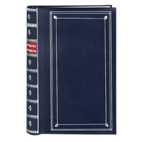 Pioneer 4 x 6 In. Bi-Directional Memo Photo Album (300 Photos) - Navy Blue 0