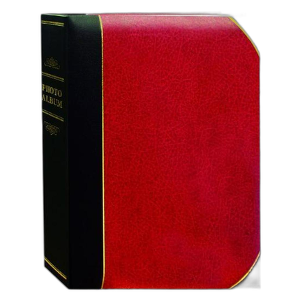Pioneer 4 x 6 In. Ledger Le Memo Photo Album (200 Photos) - Red