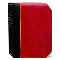 Pioneer 4 x 6 In. Ledger Le Memo Photo Album (200 Photos) - Red 0