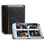 Pioneer 4 x 6 In. Ledger Le Memo Photo Album (200 Photos) - Silver 1