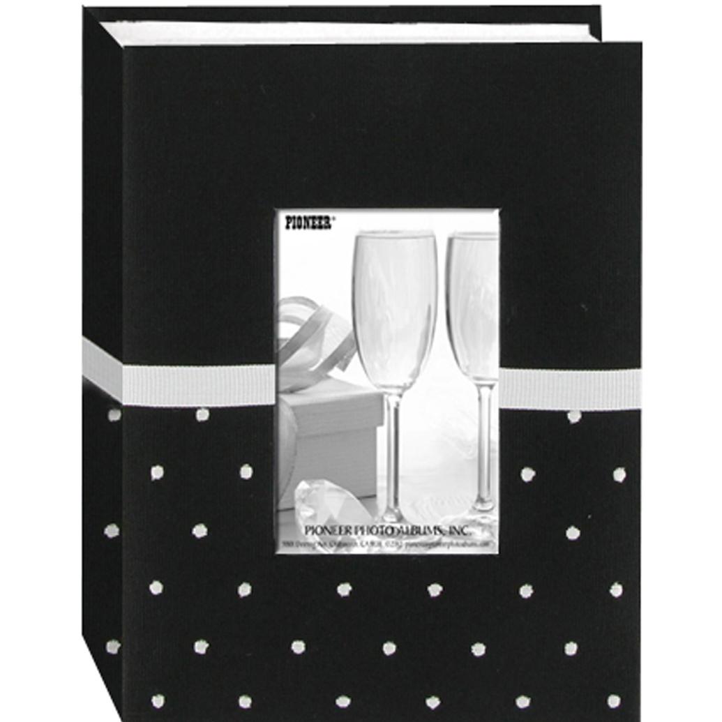 Pioneer Celebration Embroidered Frame Photo Album (100 4x6 photos) - Black