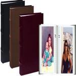Pioneer Sewn Leather Bi-Directional Photo Album - Assorted 4 Pack 0