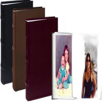 Pioneer Sewn Leather Bi-Directional Photo Album - Assorted 4 Pack 0