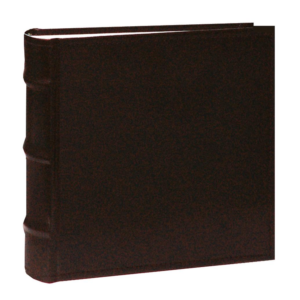 Pioneer 4 x 6 In. Sewn Leather Bi-Directional Photo Album (100 Photos)-Brown