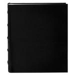 Pioneer 4 x 6 In. Sewn Leather Bi-Directional Photo Album (200 Photos)-Black 0