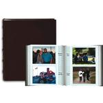 Pioneer 4 x 6 In. Sewn Leather Bi-Directional Photo Album (200 Photos)-Black 1