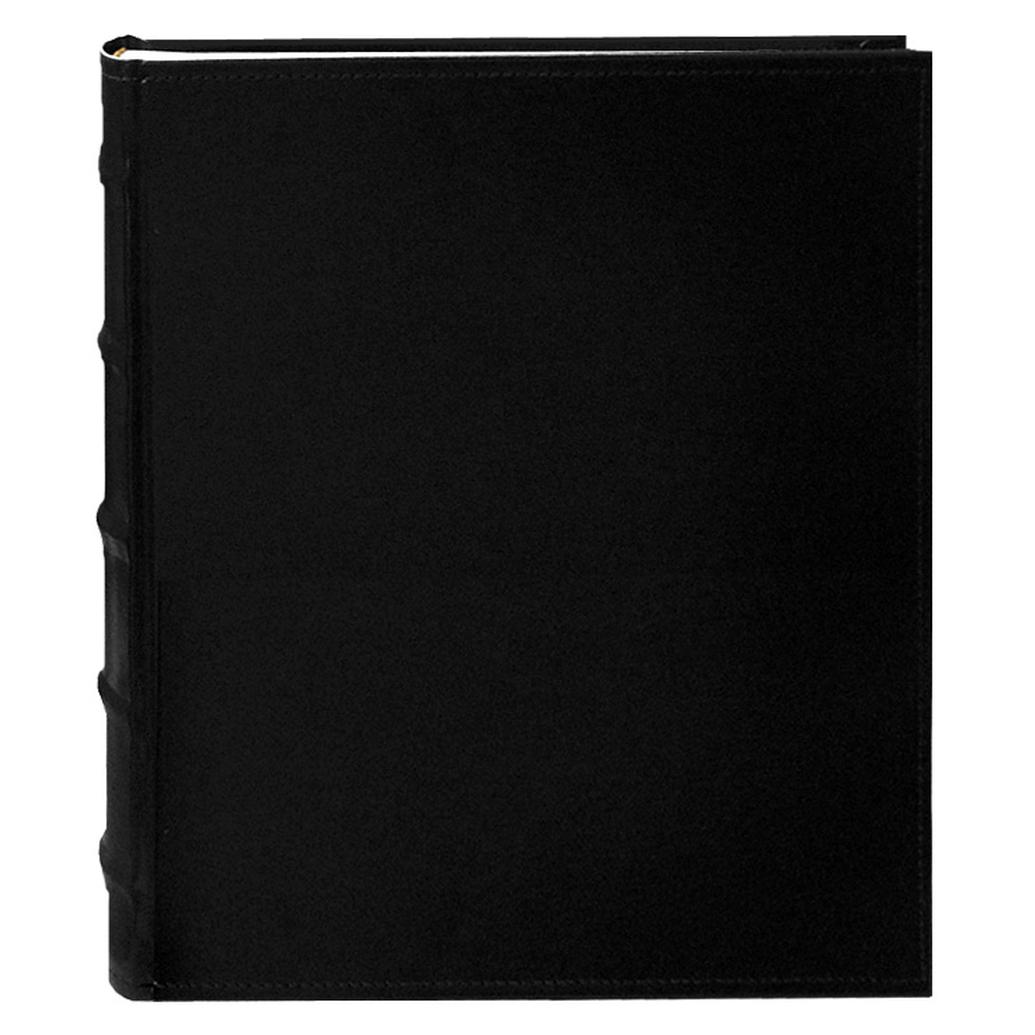 Pioneer 4 x 6 In. Sewn Leather Bi-Directional Photo Album (200 Photos)-Black