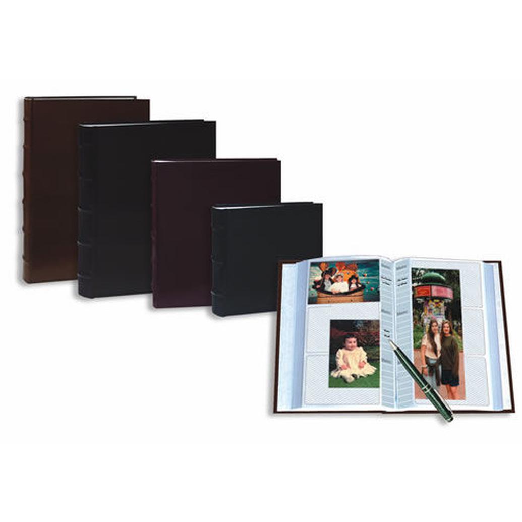 Pioneer 5 x 7 In. Sewn Leather Bi-Directional Photo Album(200 Photos)-4 Pack