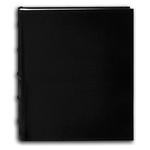 Pioneer 5 x 7 In. Sewn Leather Bi-Directional Photo Album (200 Photos)-Black 0