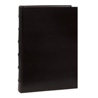 Pioneer 4 x 6 In. Sewn Leather Bi-Directional Photo Album (300 Photos)-Black 0