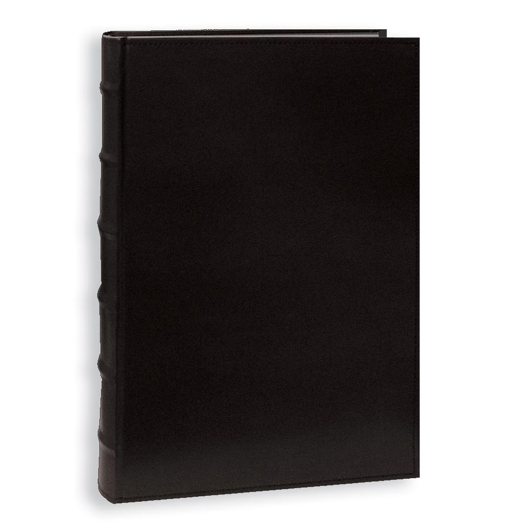 Pioneer 4 x 6 In. Sewn Leather Bi-Directional Photo Album (300 Photos)-Black