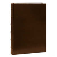 Pioneer 4 x 6 In. Sewn Leather Bi-Directional Photo Album (300 Photos)-Brown 0