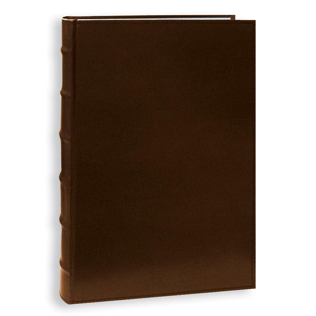 Pioneer 4 x 6 In. Sewn Leather Bi-Directional Photo Album (300 Photos)-Brown