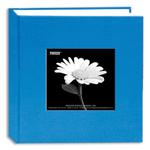 Pioneer 4 x 6 In. Fabric Frame Bi-Directional Photo Album (100 Photos)-Blue 0