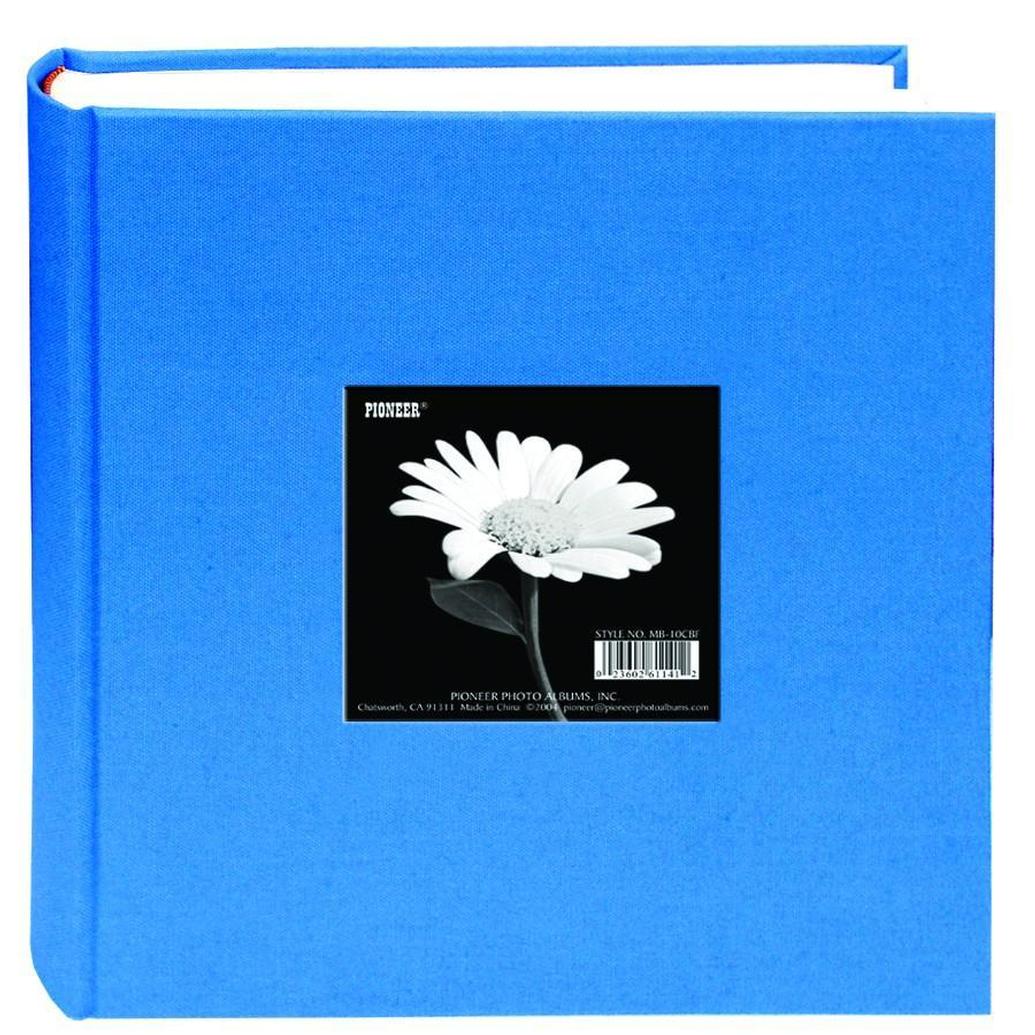 Pioneer 4 x 6 In. Fabric Frame Bi-Directional Photo Album (200 Photos)-Blue