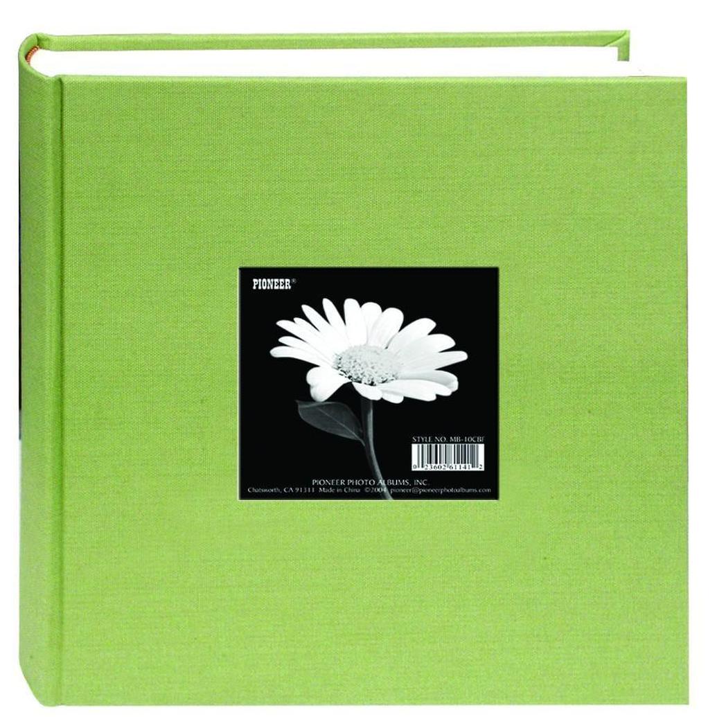 Pioneer Fabric Frame Bi-Directional Photo Album (200 4x6 photos)- Sage Green