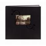 Pioneer 4 x 6 In. Embossed Leather Frame Photo Album (200 Photos)-Black Ivy 1