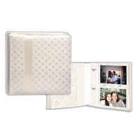 Pioneer 4 x 6 In. Wedding Ribbon Photo Album w/ Diamond Accents (200 Photos) 0