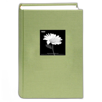 Pioneer 4 x 6 In. Fabric Frame Bi-Directional Photo Album (300 Photos)-Green 1