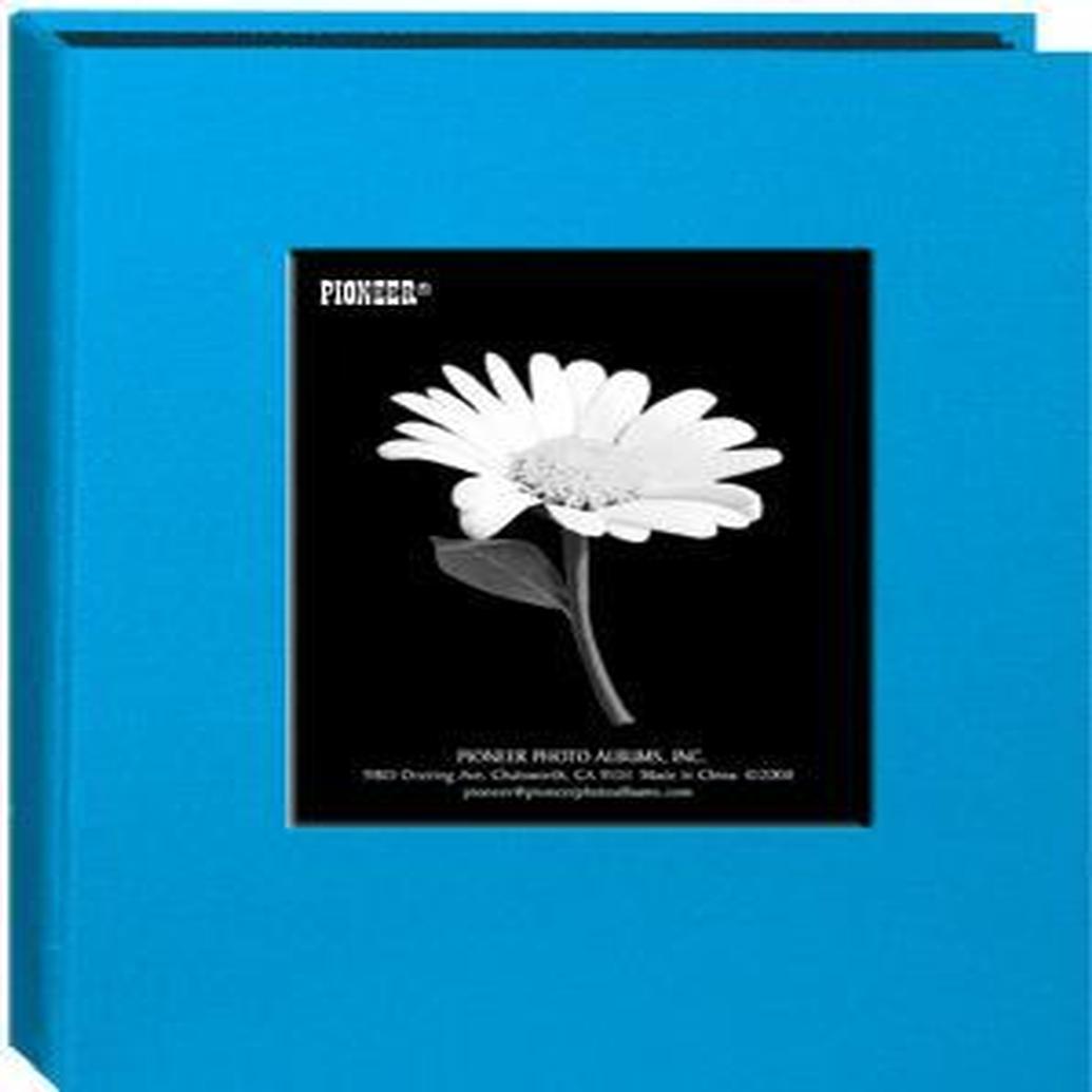 Pioneer 4 x 6 In. Mini Cloth Frame Photo Album (24 Photos) - Blue
