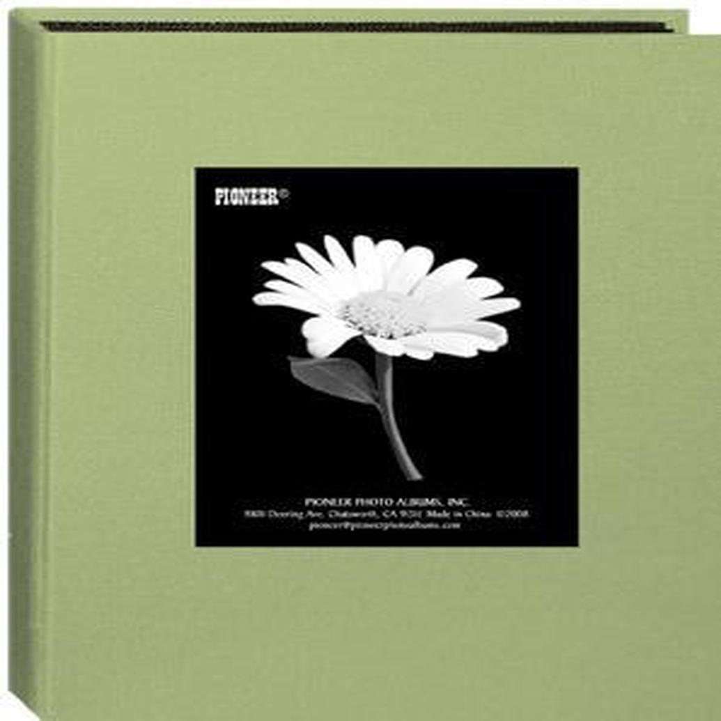 Pioneer 4 x 6 In. Mini Cloth Frame Photo Album (24 Photos) - Green