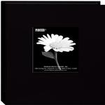 Pioneer 5 x 7 In. Mini Cloth Frame Photo Album (24 Photos) - Black 0