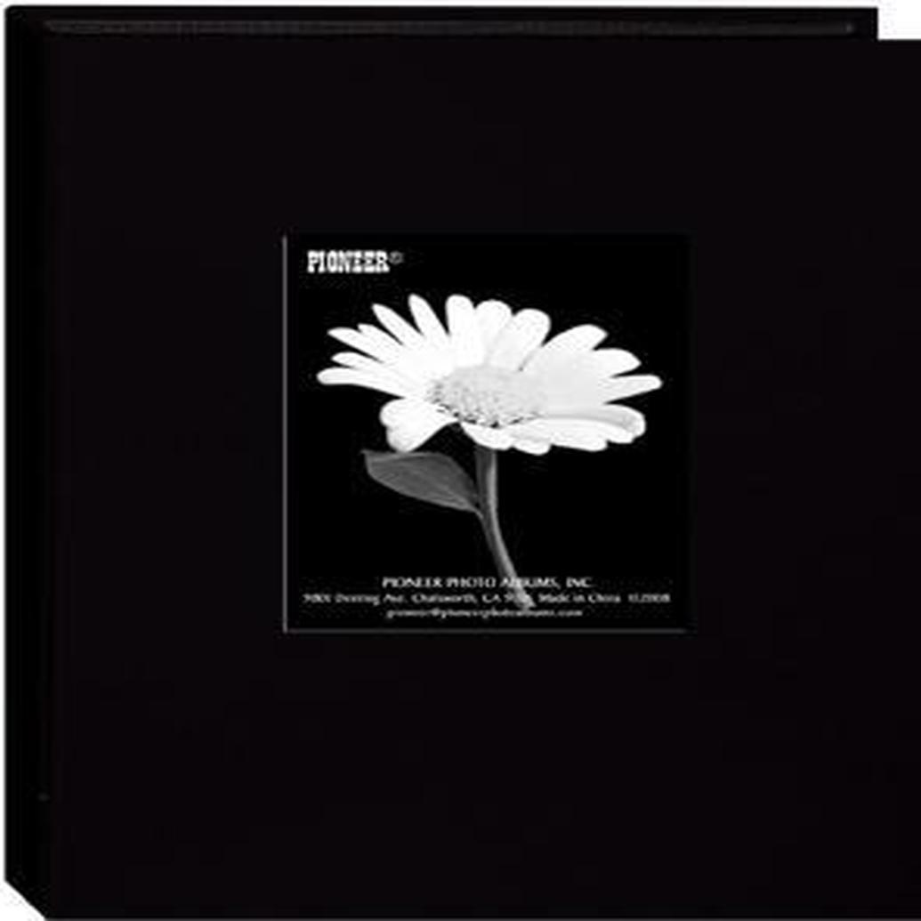 Pioneer 5 x 7 In. Mini Cloth Frame Photo Album (24 Photos) - Black