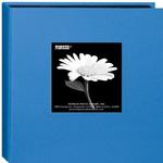 Pioneer 5 x 7 In. Mini Cloth Frame Photo Album (24 Photos) - Blue 0