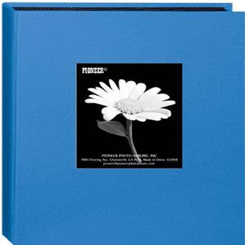 Pioneer 5 x 7 In. Mini Cloth Frame Photo Album (24 Photos) - Blue