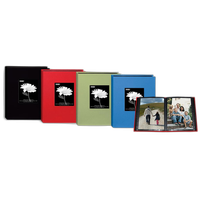 Pioneer 5 x 7 In. Mini Cloth Frame Photo Album (24 Photos) - Green 1