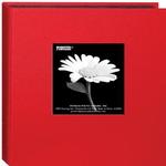 Pioneer 5 x 7 In. Mini Cloth Frame Photo Album (24 Photos) - Red 0