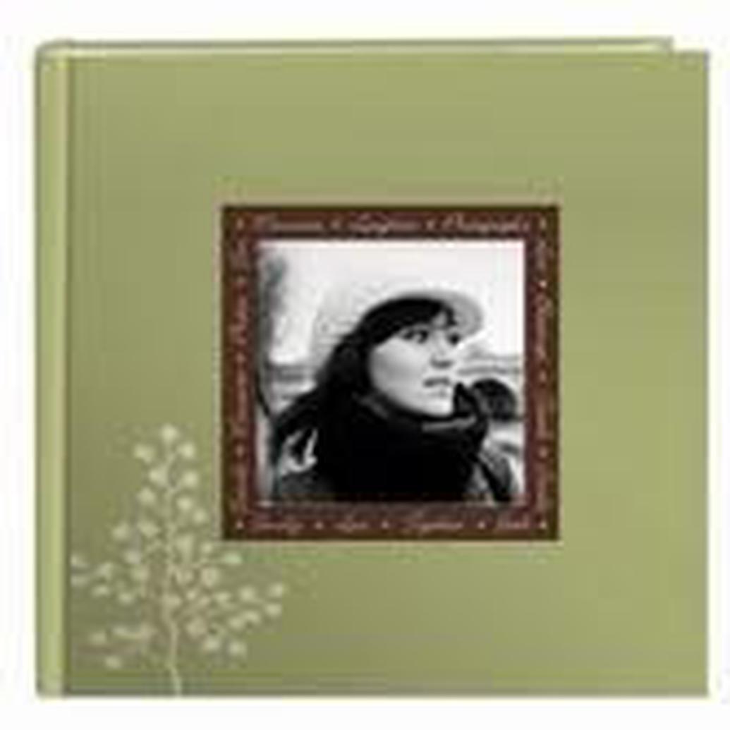 Pioneer 4 x 6 In. Designer Raised Frame Photo Album (200 Photos) - Leaves