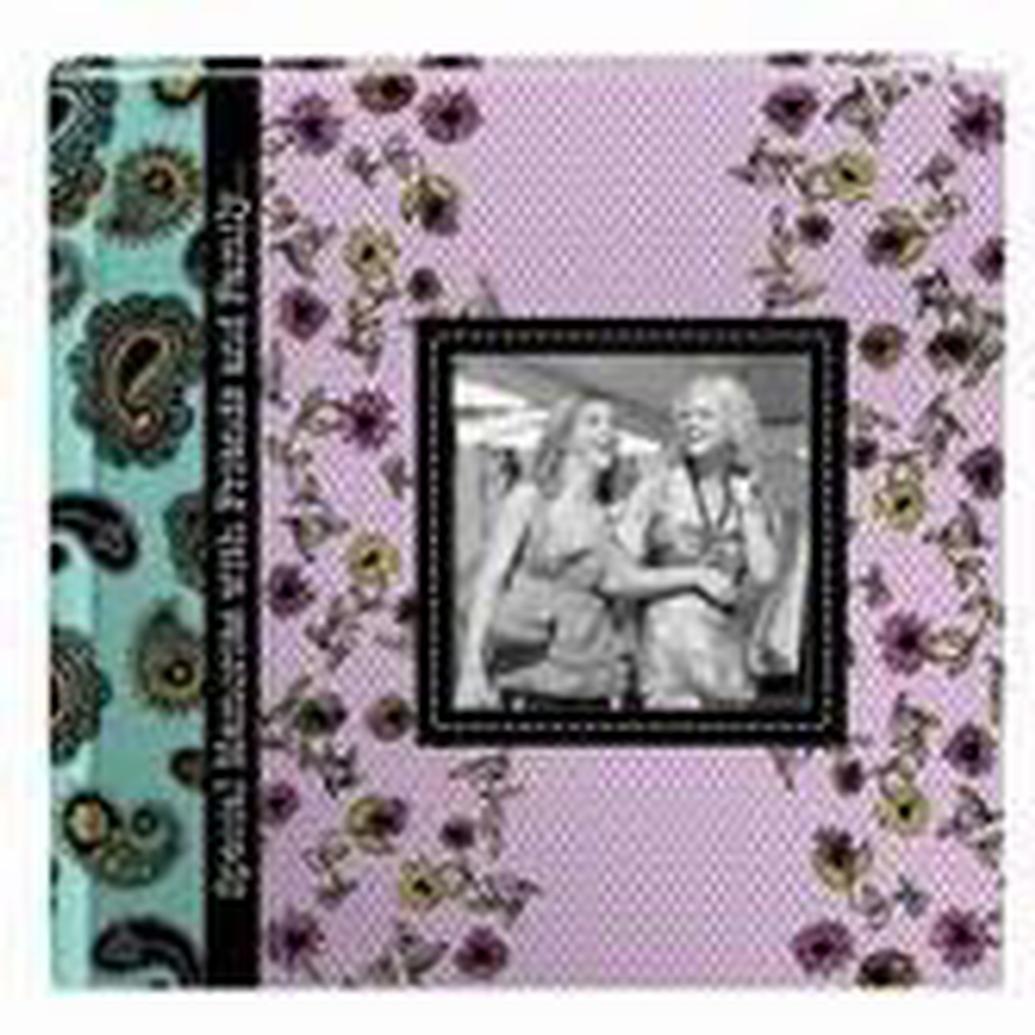 Pioneer 4 x 6 In. Designer Raised Frame Photo Album (200 Photos) - Paisley