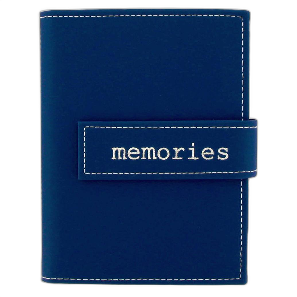 Pioneer 4 x 6 In. Expressions Embroidered Photo Album - Blue - 36 Photos
