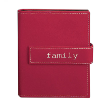 Pioneer 4 x 6 In. Expressions Embroidered Photo Album - Burgundy - 36 Photos