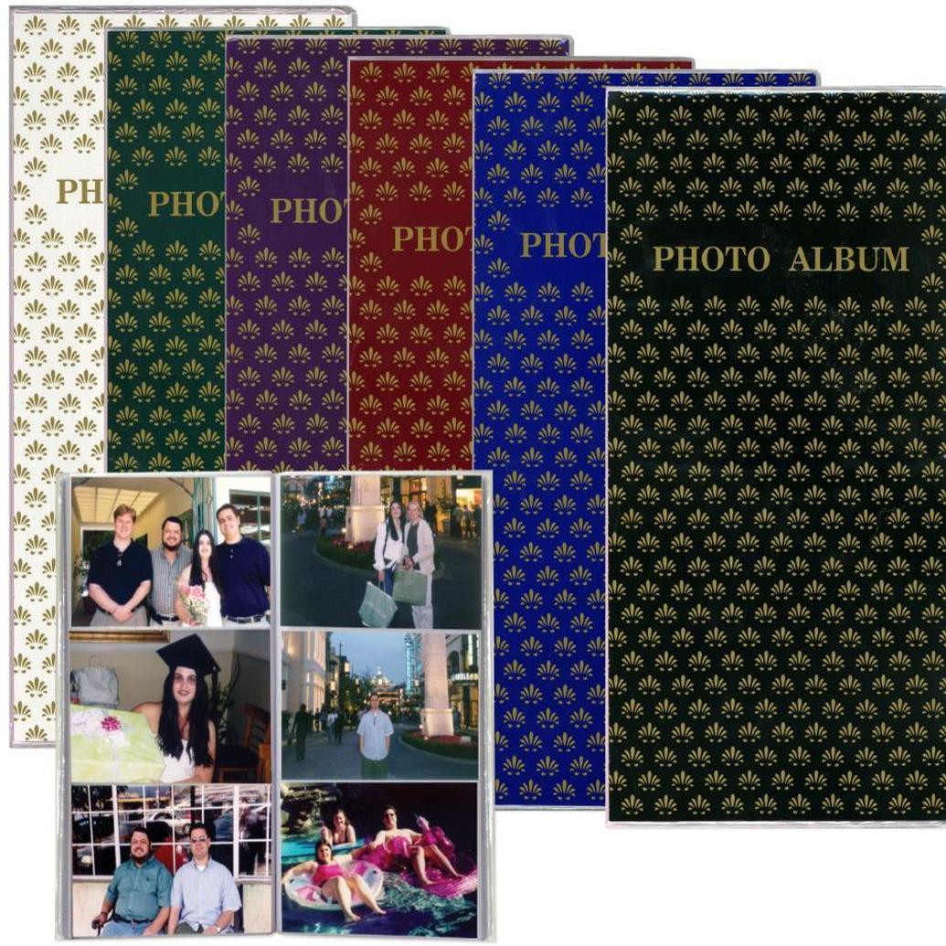 Pioneer 4 x 6 In. Flexible Cover Compact Photo Album (96 Photos)-Multicolor